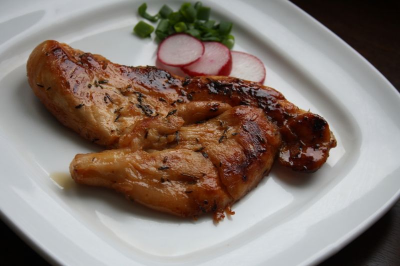 Miodowa pierś z kurczaka z grilla Miodowa pierś z kurczaka z grilla