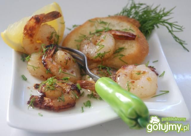 Miodowe krewetki wg Buni  