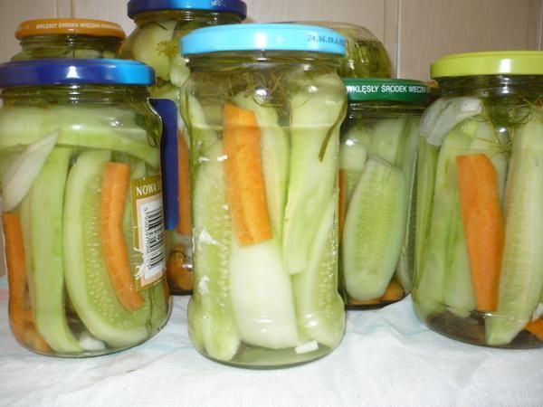 Miodowe ogóreczki Iwonki