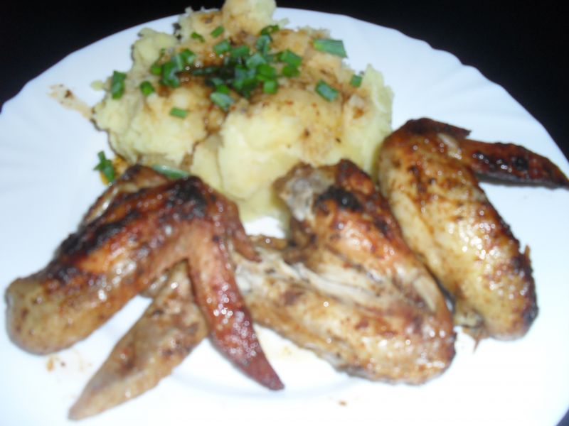 Miodowe skrzydełka z rękawa