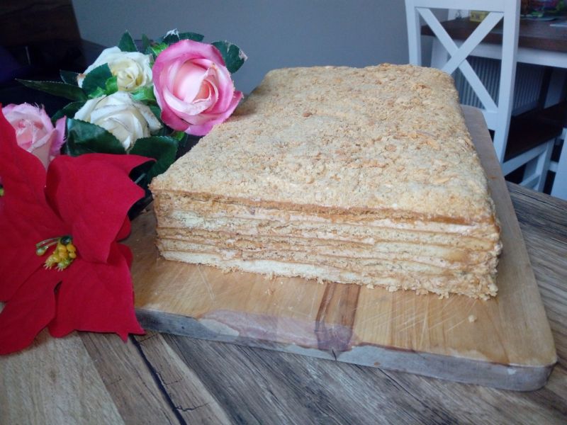 Miodownik z masą kajmakową