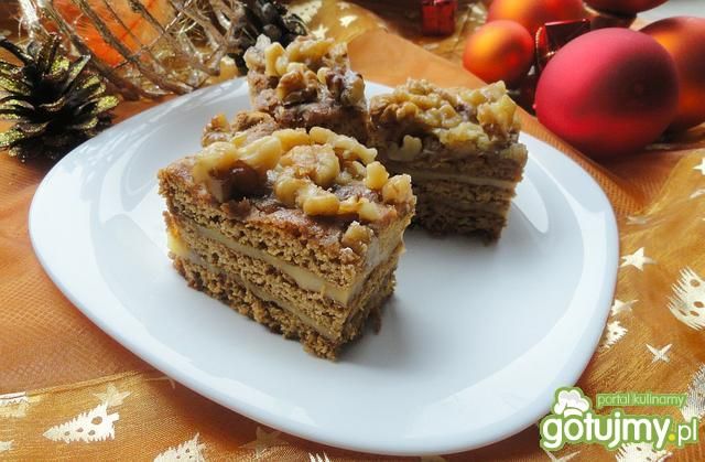 Miodownik z orzechami włoskimi wg betkas Miodownik z orzechami włoskimi wg betkas