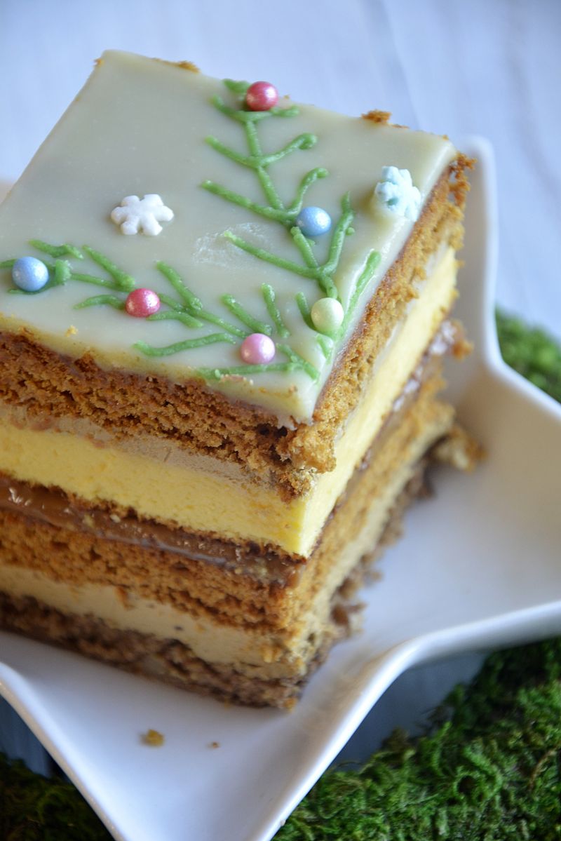 Miodownik z wkładką serową