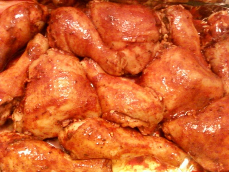 Miodowo imbirowy kurczak