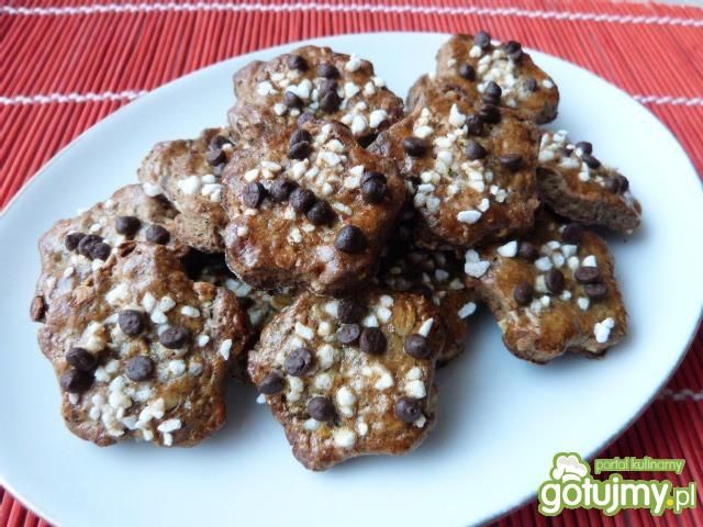 Miodowo-kawowe ciasteczka z musli