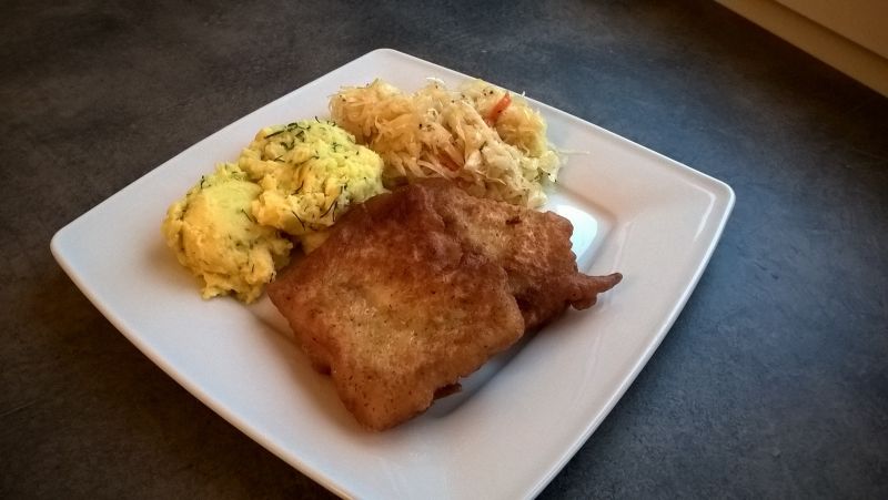 Miruna w cieście piwnym