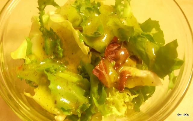 Mix sałat z sosem vinegar Mix sałat z sosem vinegar