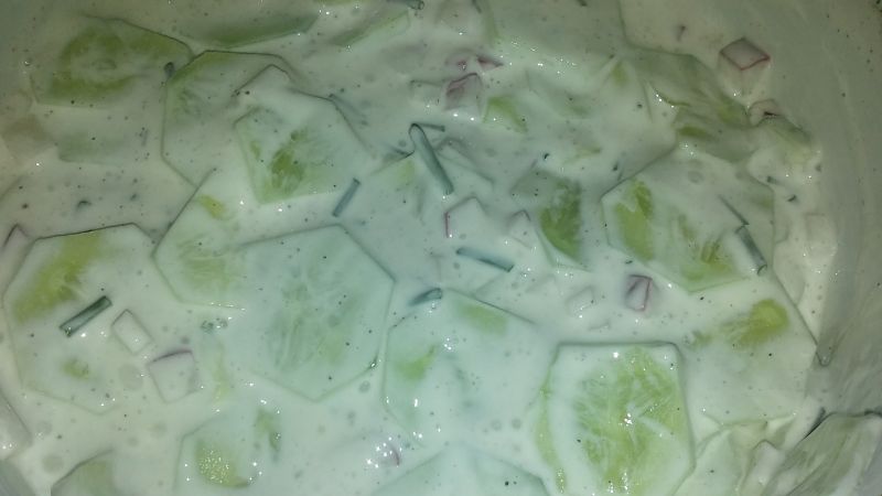 Mizeri z dodatkiem rzodkiewki