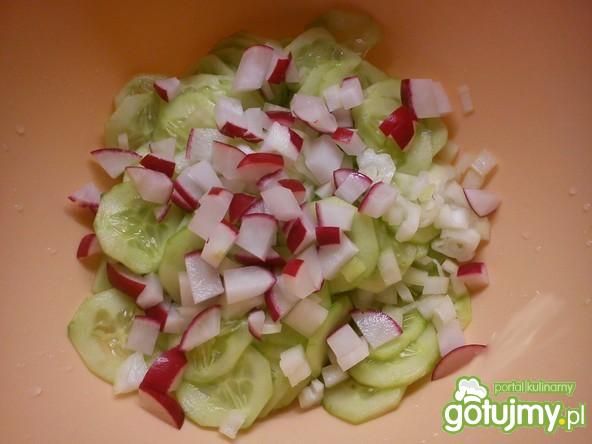 Mizeria bez śmietany  Mizeria bez śmietany