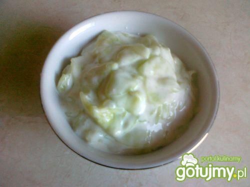 Mizeria czosnkowa na jogurcie Mizeria czosnkowa na jogurcie