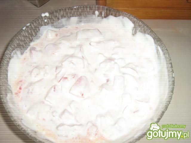 Mizeria z pomidorów i cebuli Mizeria z pomidorów i cebuli