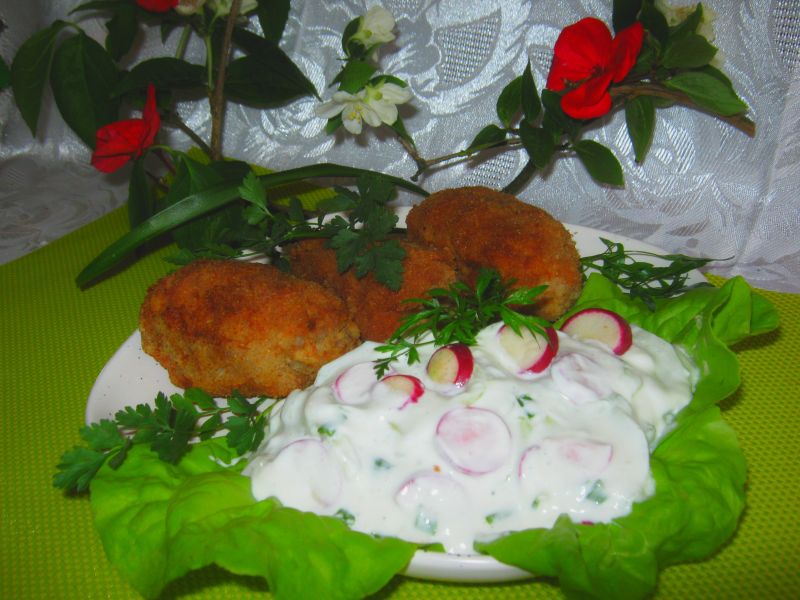 Mizeria z rzodkiewką