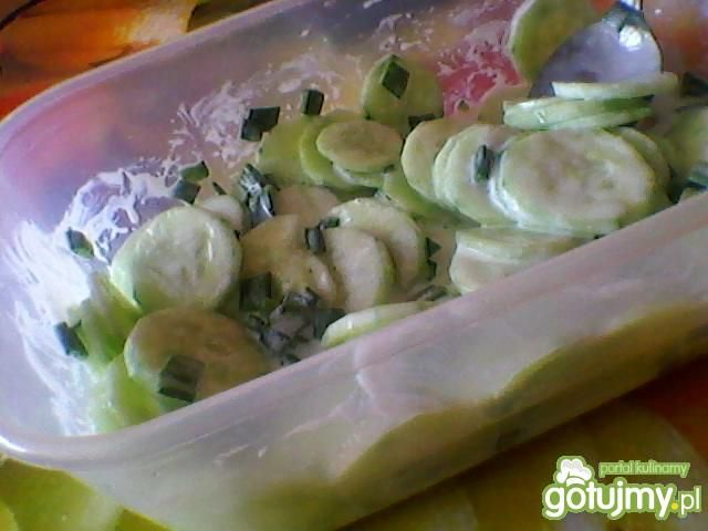 Mizeria ze szczypiorkiem 2 Mizeria ze szczypiorkiem 2