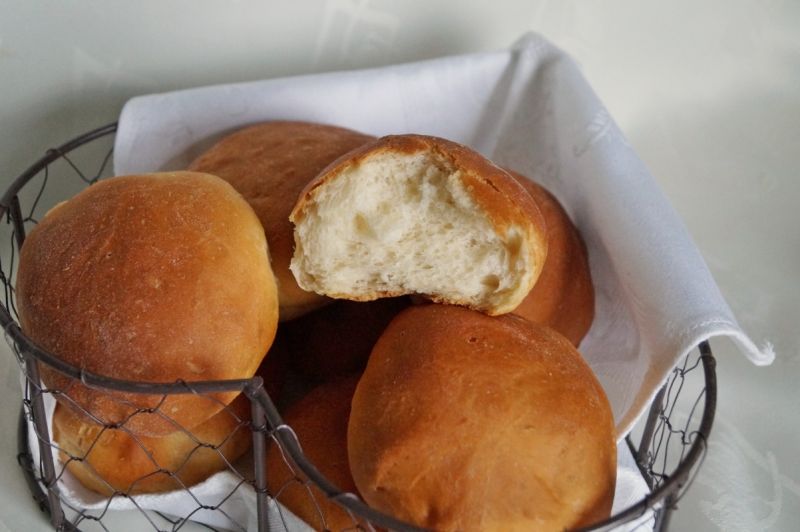 Mleczne bułki na tang zhong 
