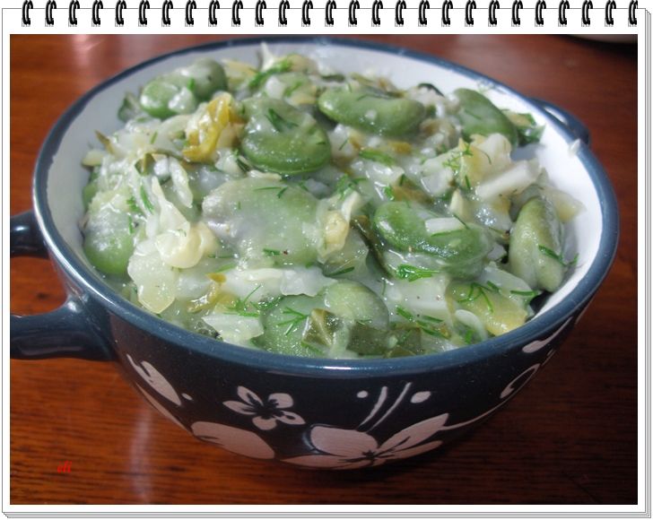 Młoda kapusta Eli z bobem