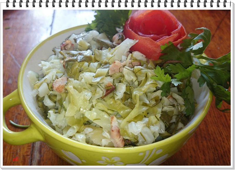 Młoda kapusta Eli zasmażana z boczkiem Młoda kapusta Eli zasmażana z boczkiem