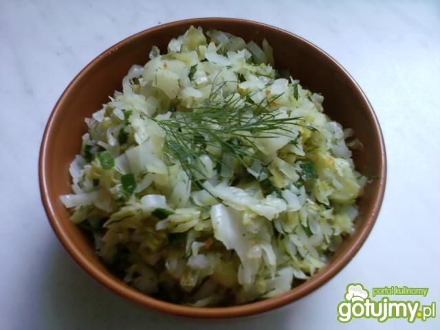 Młoda kapusta z cebulką Młoda kapusta z cebulką