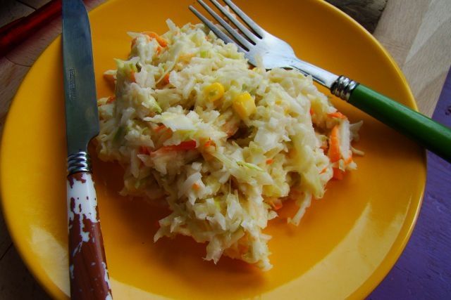 Młoda kapusta z kukurydzą  Młoda kapusta z kukurydzą