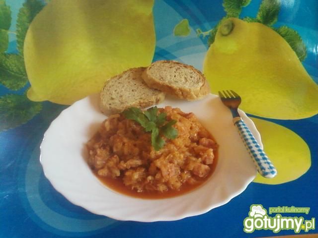 Młoda kapustka na wędzonce.