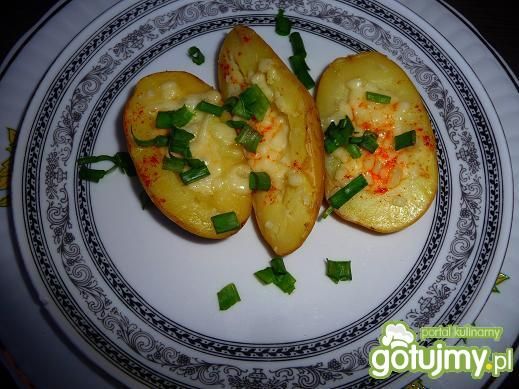 Młode ziemniaki z grilla z mozzarellą Młode ziemniaki z grilla z mozzarellą