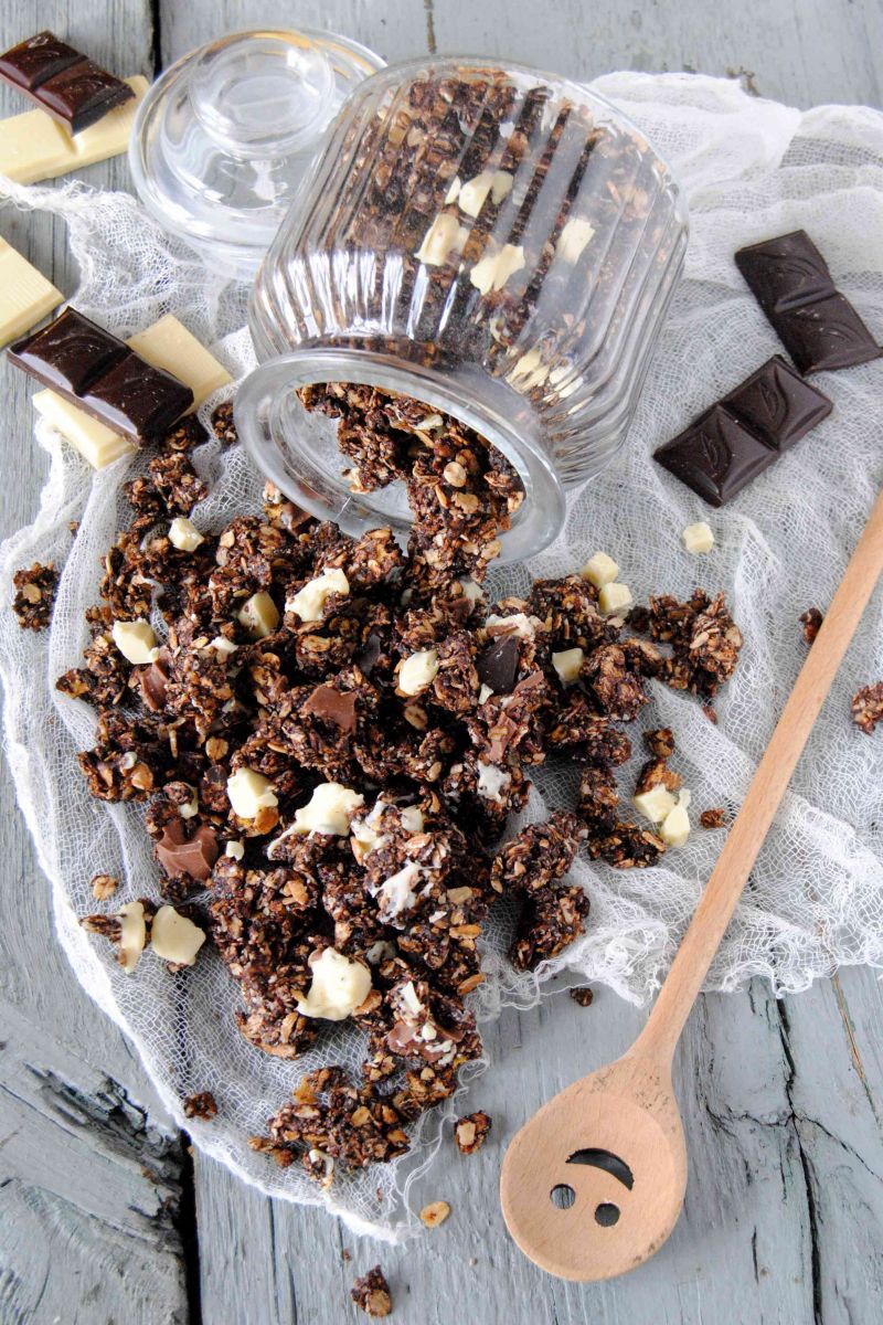 Mocno czekoladowa granola