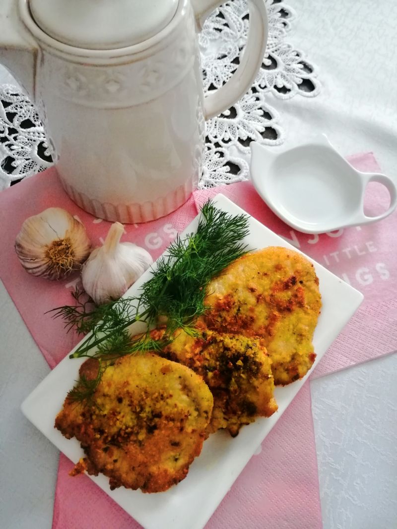 Mocno czosnkowe schabowe Mocno czosnkowe schabowe