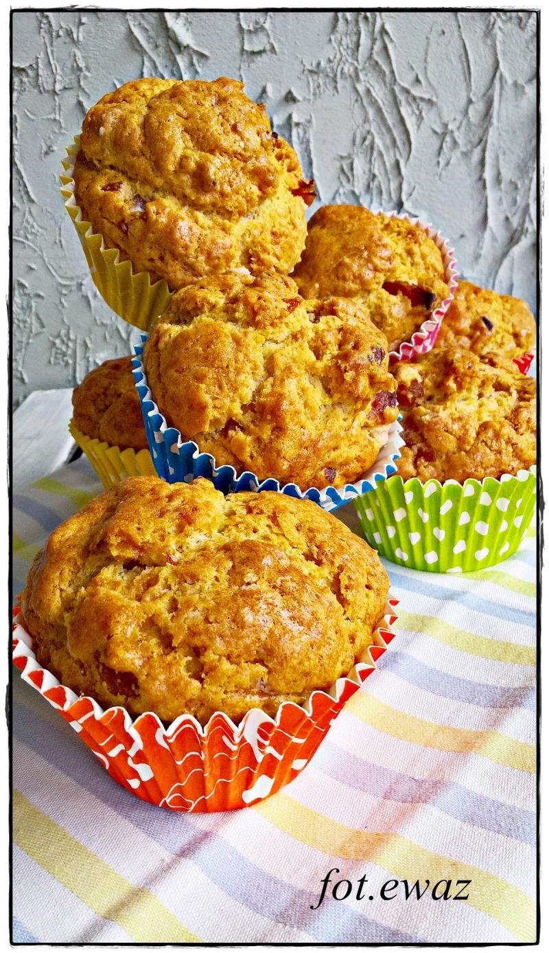 Mocno morelowe babeczki