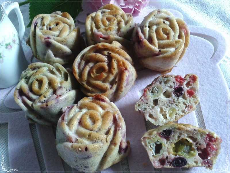 Mocno owocowe muffinki bez tłuszczu Mocno owocowe muffinki bez tłuszczu