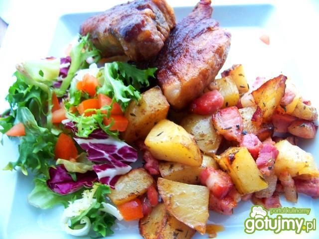 Mocno pieczony obiad