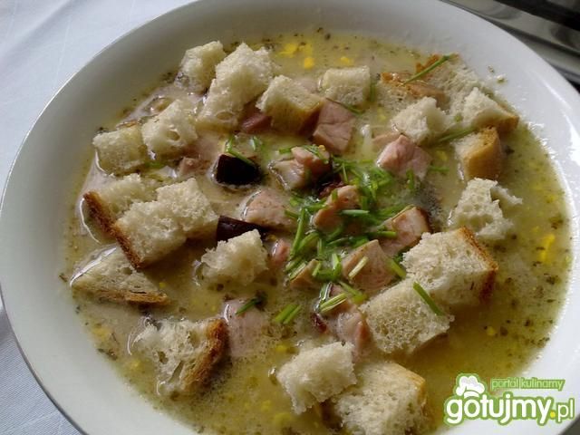 Mój biały barszcz na wędzące z jajkiem