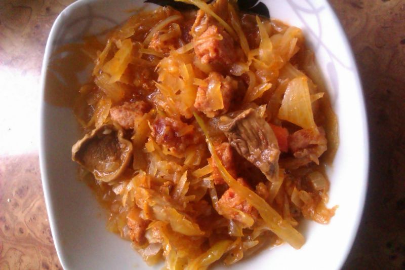 Mój bigosik ( z kiszonej kapusty) Mój bigosik ( z kiszonej kapusty)