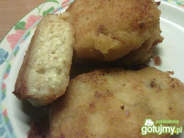 Mój farsz z pierogów ruskich jako kotlet Mój farsz z pierogów ruskich jako kotlet