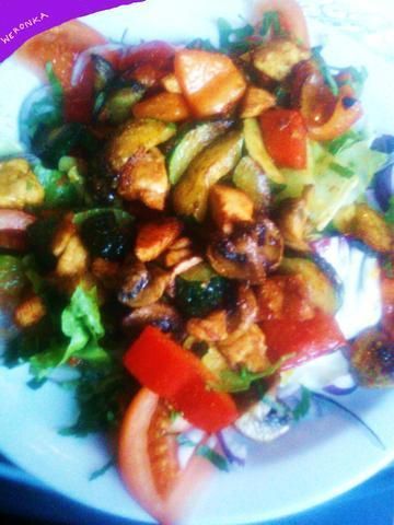 Mój kombinowany ratatuj z łowicką nutą