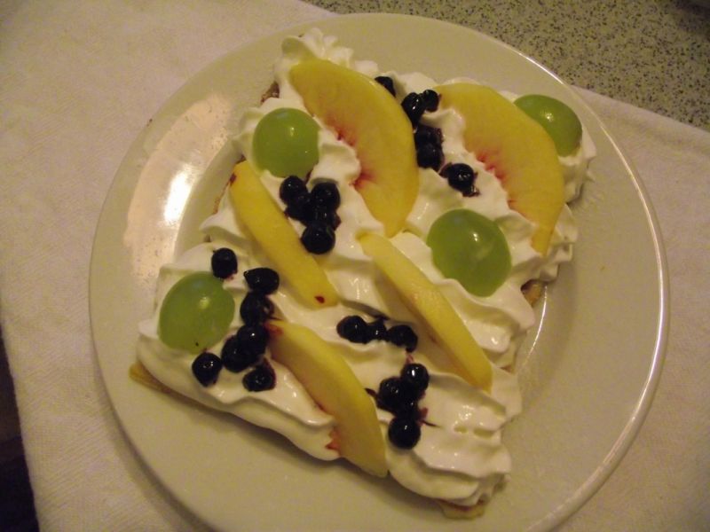 Mój przepis na gofry z owocami