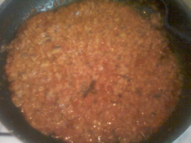 Mój sos z mięsem do makaronu