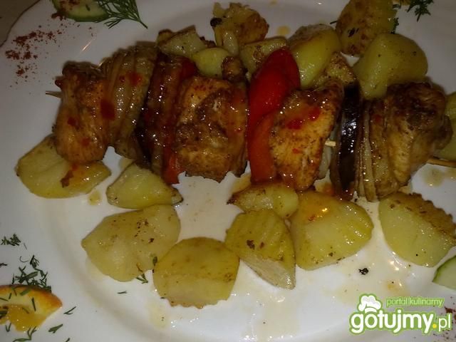 Mój szaszłyk z indyka