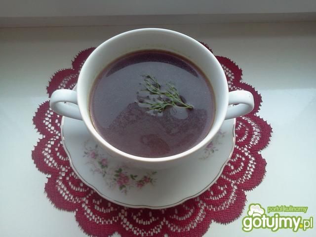 Mój wigilijny barszczyk z grzybkiem