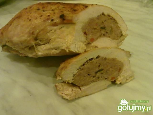 Moja pierś z indyka faszerowana