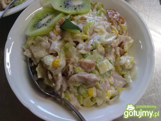 Moja prosta sałatka z kurczaka i ananasa Moja prosta sałatka z kurczaka i ananasa