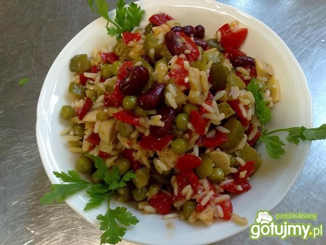 Moja ryżowa sałatka