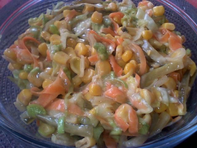 Moja sałatka na przywitanie wiosny :)