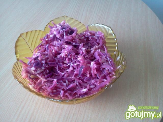 Moja suróweczka z czerwonej kapusty