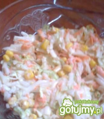 Moja surówka ala Colesław z kukurydzą