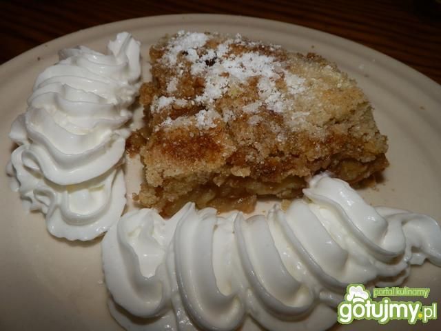 Moja szarlotka sypana.