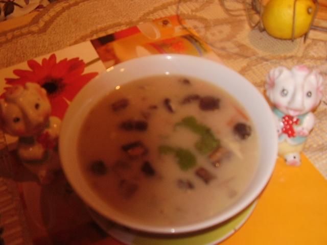 Moja zupa grzybowa z zacierkami