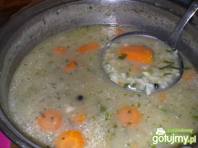 Moja zupa ogórkowa z ryżem Moja zupa ogórkowa z ryżem