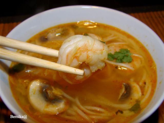 Moja zupa tajska z krewetkami Moja zupa tajska z krewetkami