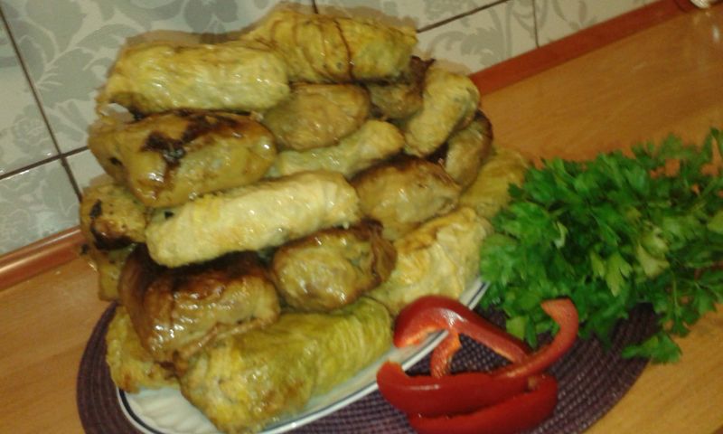 Moje gołąbki z kapusty włoskiej na Andrzejki Moje gołąbki z kapusty włoskiej na Andrzejki