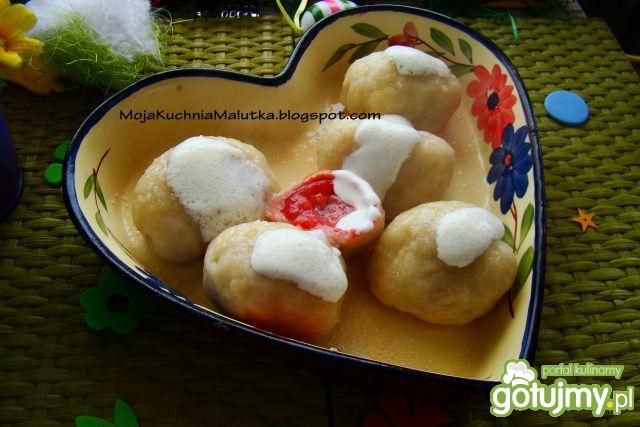 Moje knedle z truskawkami  Moje knedle z truskawkami