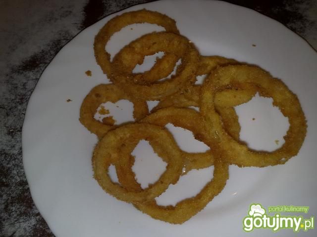 Moje krążki cebulowe panierowane Moje krążki cebulowe panierowane